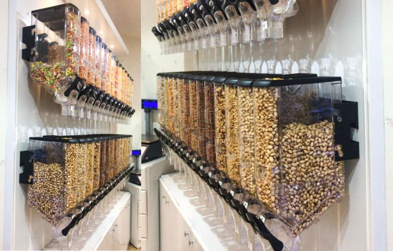 Foods Wholesale Store Gravity Dispenser for Sale Grain Bulk Food