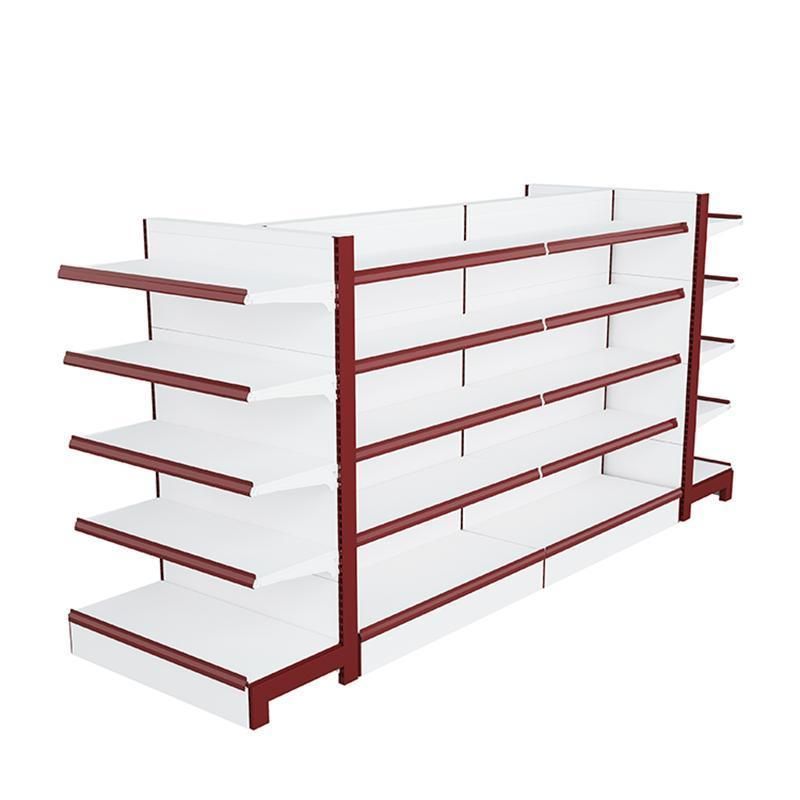 Store Gondola Customized Supermarket Metal Shelves Medicine Display