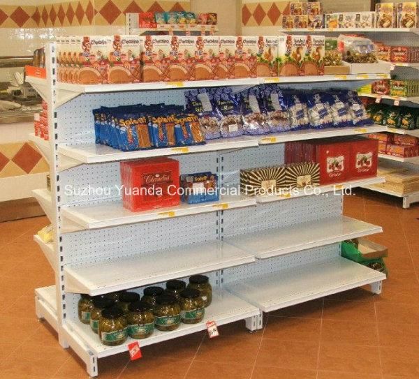 Wholesale Steel Supermarket Gondola Shelf Display Rack Shelving System Manufacture