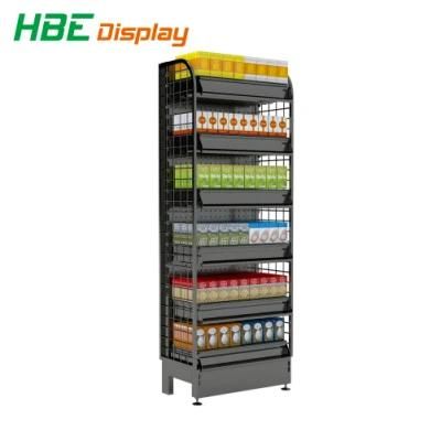 Supermarket Shelving End Rack Side Snack Promotion Rack