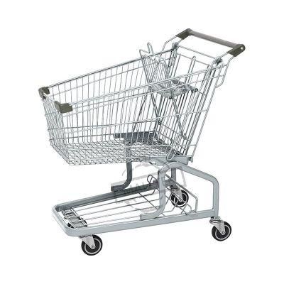 New Design Zinc Plated German Supermarket Trolley Manufacturers