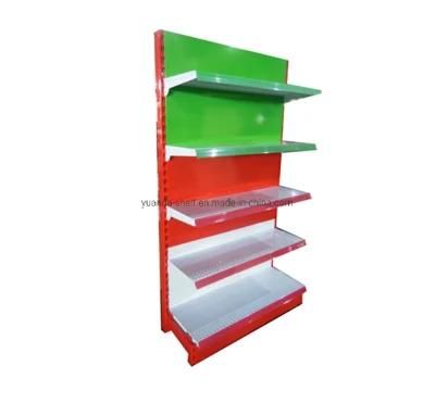 High Density Supermarket Double Side Shelving