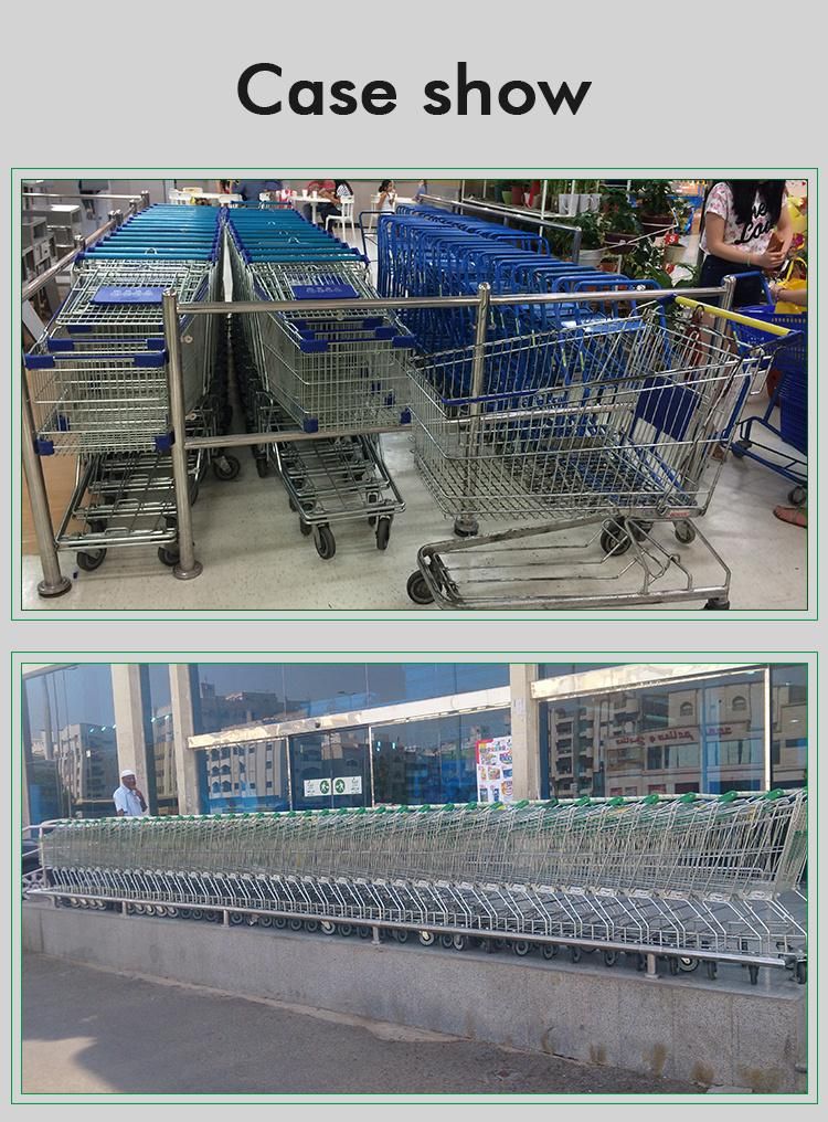 American Style Jumbo Size 300 Litres Metal Shopping Cart