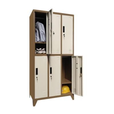 Staff Restroom Steel Locker Wardrobe Metal Clothing Storage