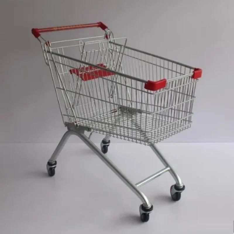 European Simple Style Supermarket Shopping Trolley Cart