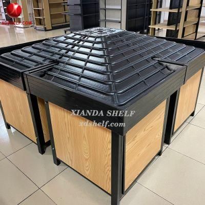 Food Container Vegetable Rack Xianda Shelf Casher Counter Cashier Table