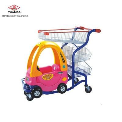 Safety Kids Toy Shopping Cart Trolley for Supermarket