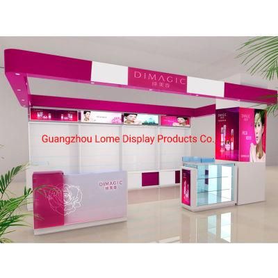 Cabinet Interior Design Beauty Display Cabinet Cosmetic Showcase Skincare Store for Mall