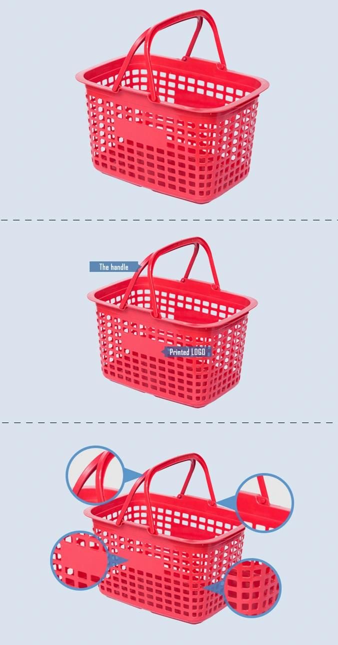 Hand Baskets Used in Supermarket and Store, with Cheap Price