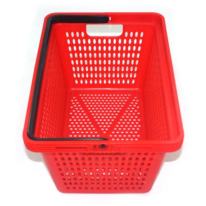 New Type High Capacity Basket with Handles Supermarket Shopping Basket