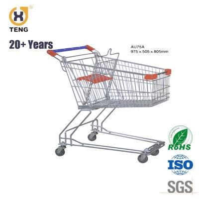 Australia Style Customized Iron Shopping Cart