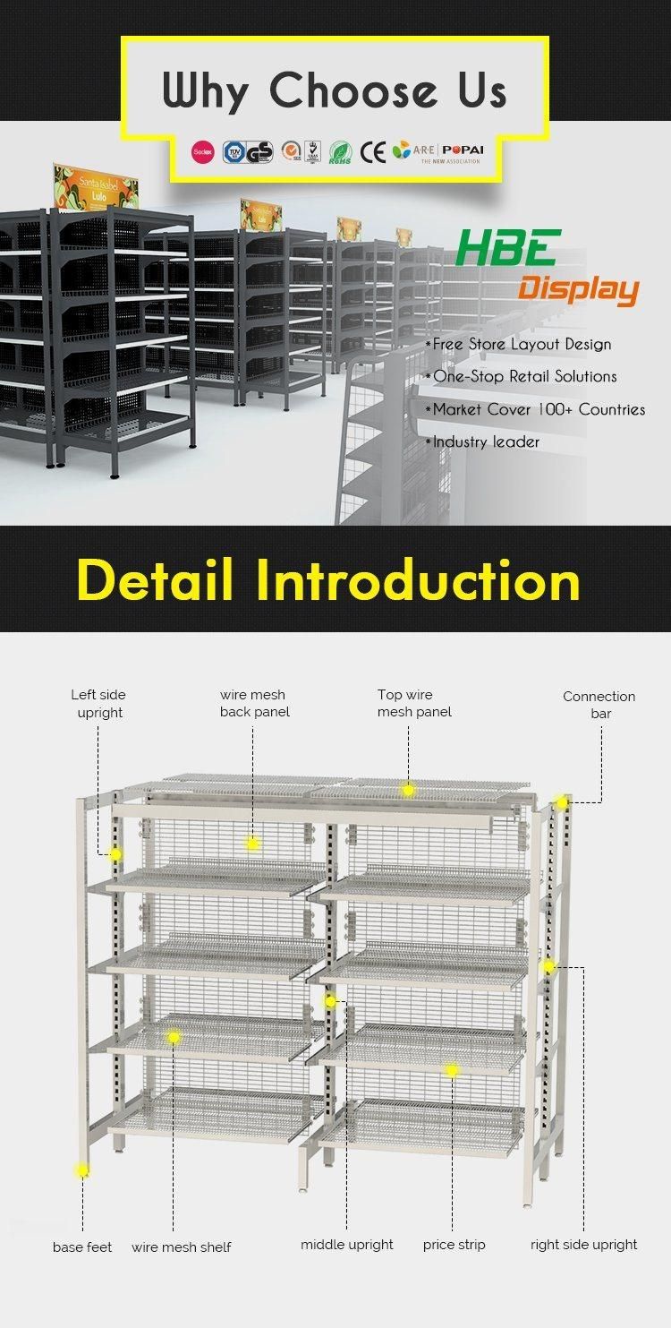 Store Display Single Sided Steel Hammer Tone Wire Mesh Back Au Outrigger Rack