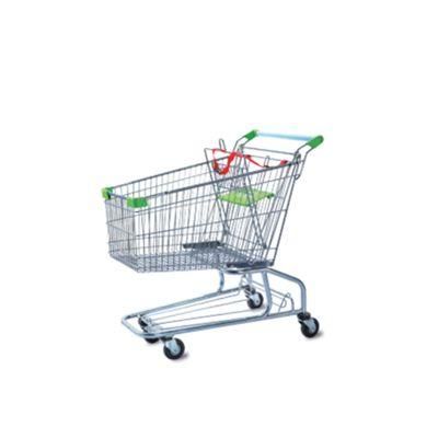 Easy Transport and Low Price 150L American Style Supermarket Trolley