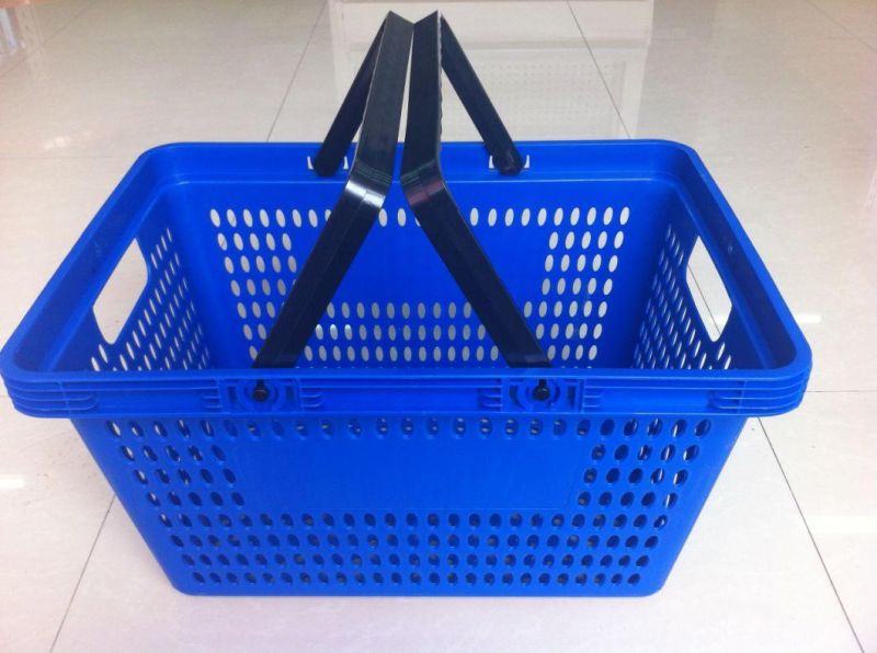 Colored/ Rolling Plastic Laundry Basket