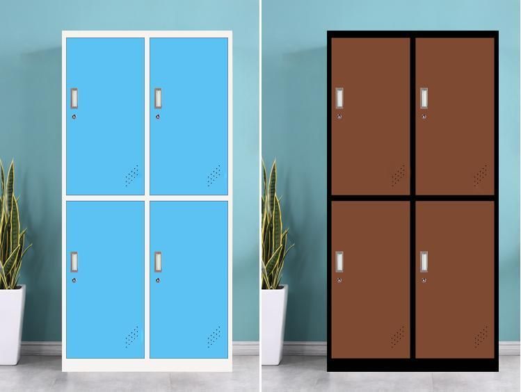 Custom Color Low MOQ Steel Lockers School Supermarket Staff Employee Cabinet Storage Lockers Metal Personal Locker