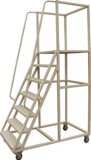 Cheap Price Warehouse Stainless Steel Rolling Mobile Platform Ladder Truck