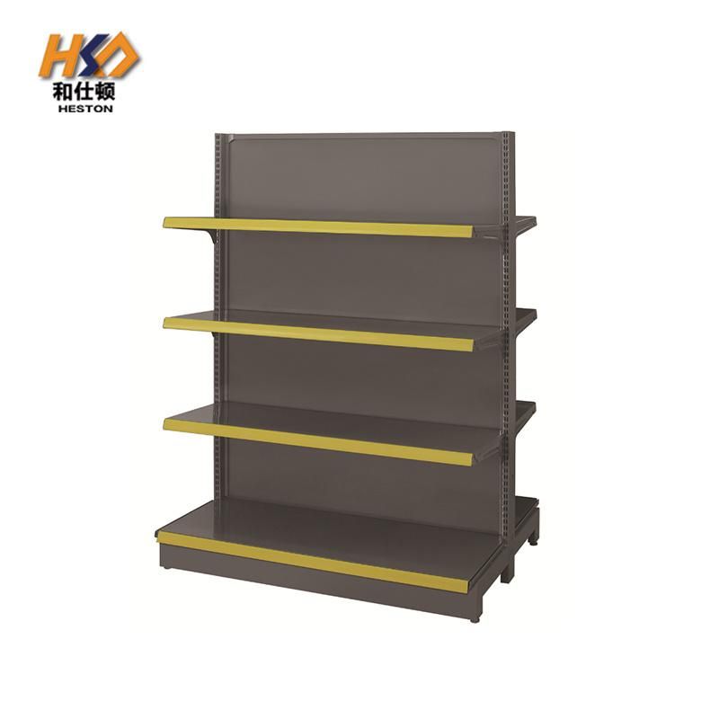 New Durable Double Sides Single Side Metal Supermarket Shelving