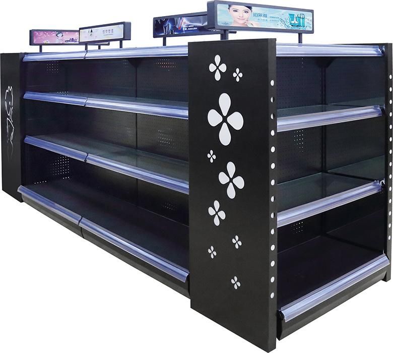 Multifunctional Gondola Supermarket Steel Shelf