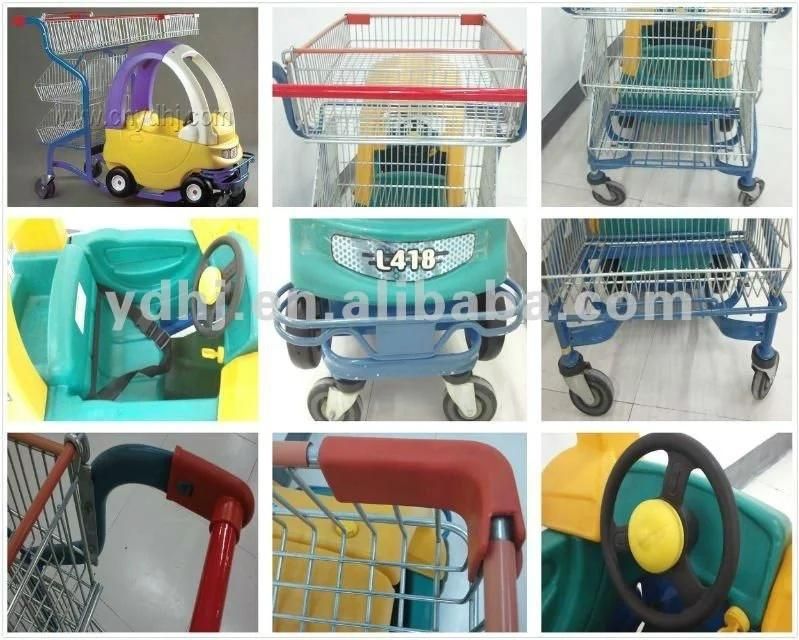 Environmentally Friendly High Quality Children′s Fun Trolley with Four Wheels