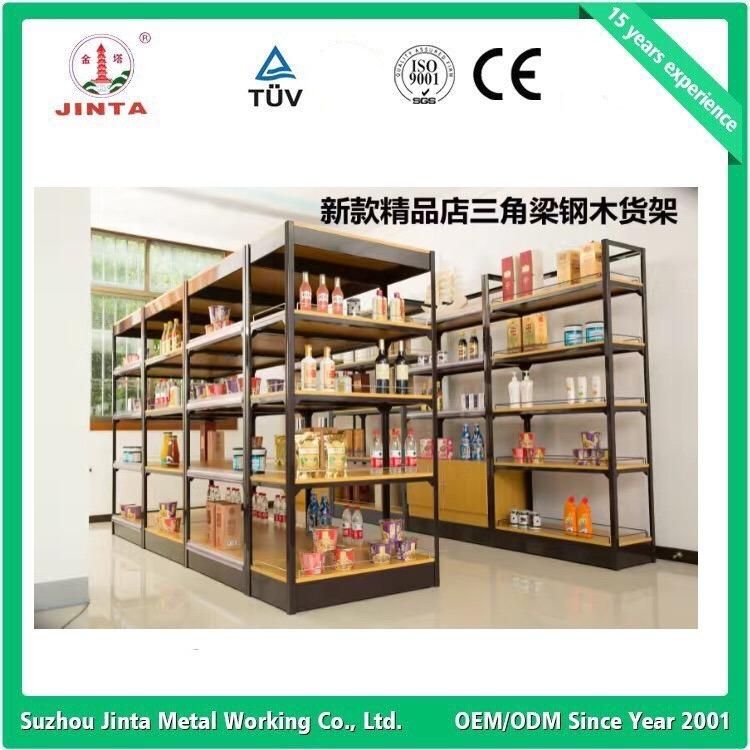 Wooden Gondola Shelf with Ce Certification