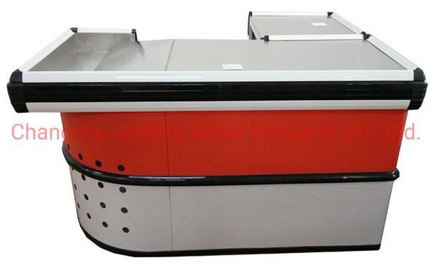 Supermarket and Store Fixture Metal Cashier Table