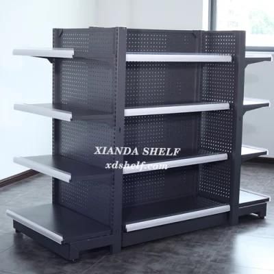 Factory Price Shop Design Custom Gondola Retail Shelving Market Shelves Beverage Display