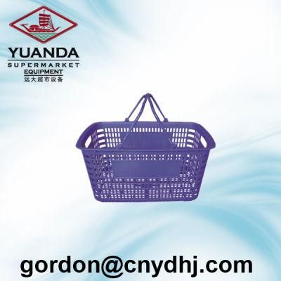 Wholesale Large Circular Flat Supermarket Shopping Basket Zc-16