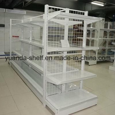 Supermarket Drug Store Wire Mesh Steel Display Shelf