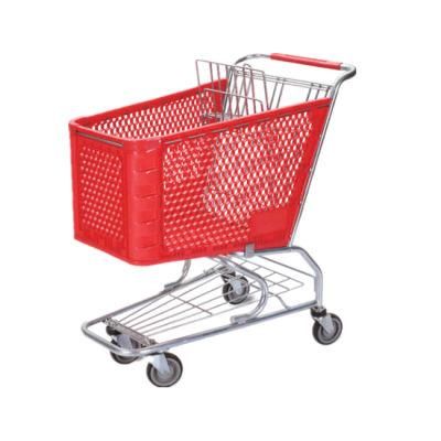 Plastic Shopping Cart Grocery Store Steel Supermarket Shopping Carts