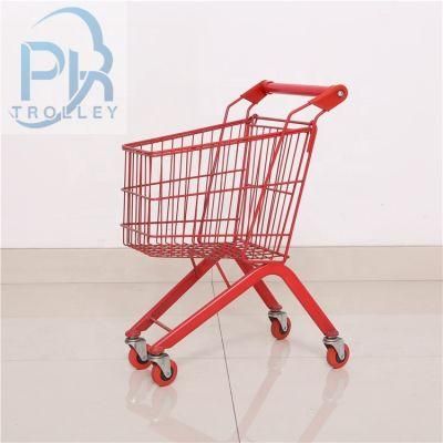 Kids Trolley Metal Small Shopping Carts for Supermarket