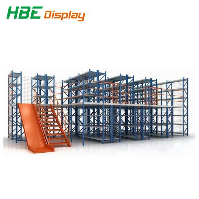 Heavy Duty Multi Tier Industrial Warehouse Storage Rack with Platform