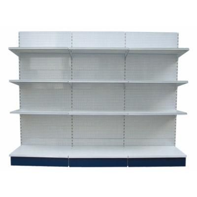 Single Sided Perforated Back Panel Shelf for Supermarket