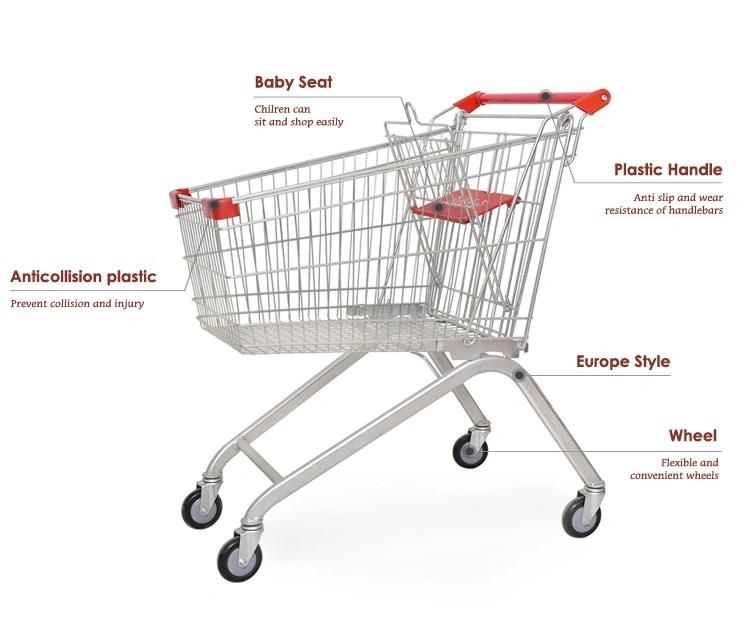 100mm 4 in. Escalator Caster Wheels for Shopping Trolley