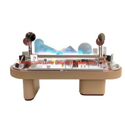 Customize Display Rack Design Shop Decoration Skincare Furniture Cosmetic Showcase