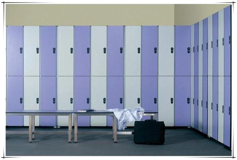 Gym Shoe Rack Storag Locker Room and Bench