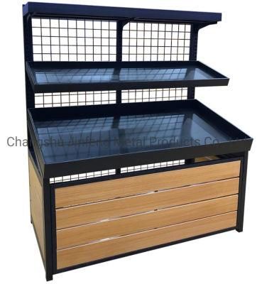 Supermarket Fruit and Vegetable Display Rack Display Shelving