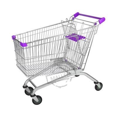 China Manufacturer Grocery Shopping Trolley Cart with Chair