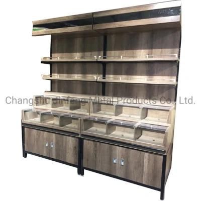 Wooden Retail Store Display Shelving Wooden Shelves