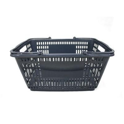 32L Plastic Shopping Basket for Supermarket