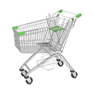 China Supplier Europea Styles Metal Market Hand Cart with Wheels