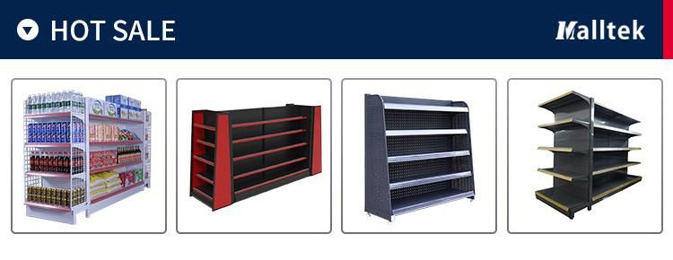 Manufacturer Customized Logo Heavy Duty Plain Grocery Store Shelving