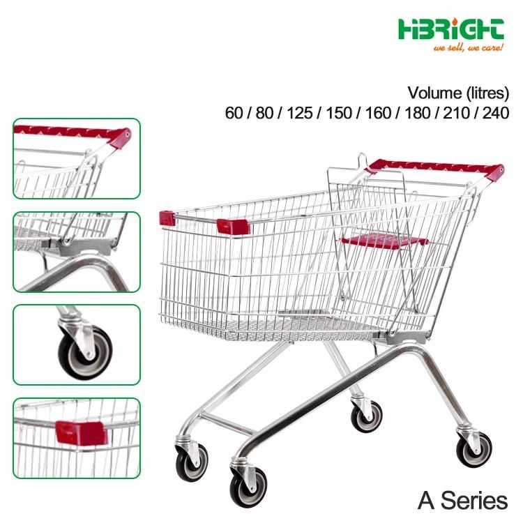 Hot Selling High Quality Metal Supermarket Shopping Cart