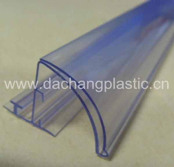 30mm High Bullnose Clear Plastic Shelf Talker