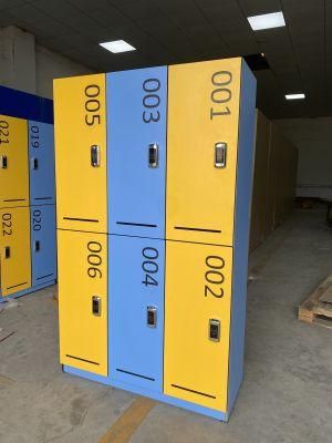 Waterproof High Pressure Laminate Fitness Club HPL Phenolic Locker