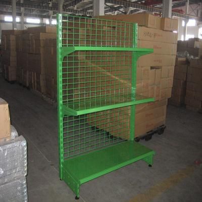 Powder Coated Metal Supermarket Wire Shelving