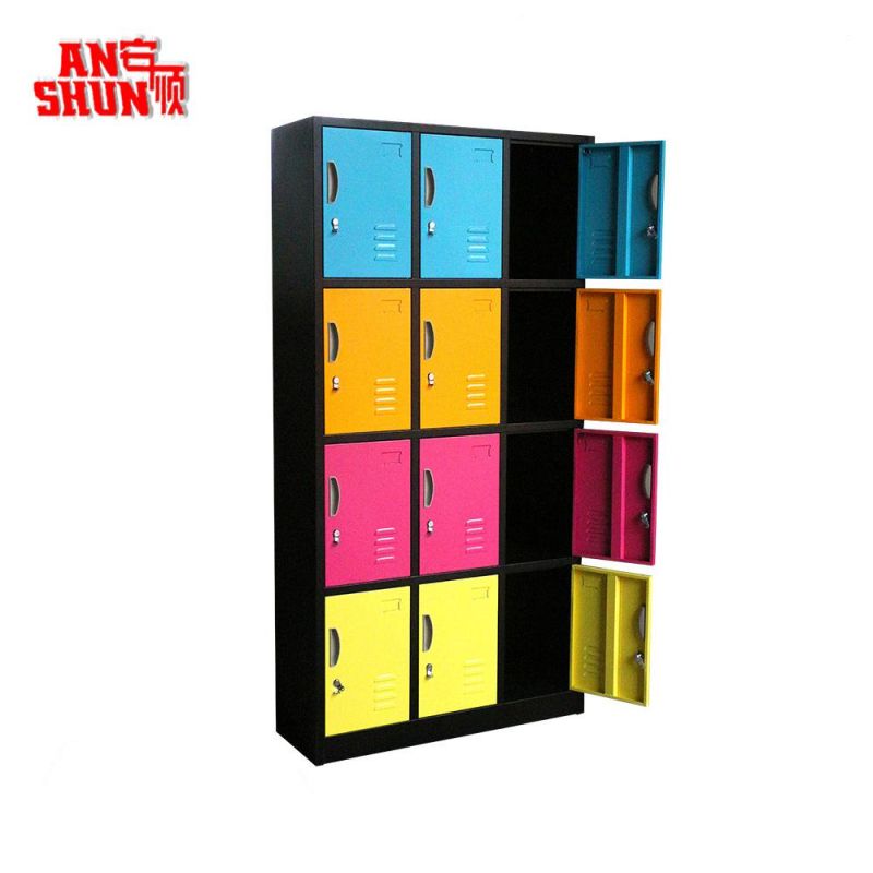 Colorful Steel 12 Doors Locker for Sale