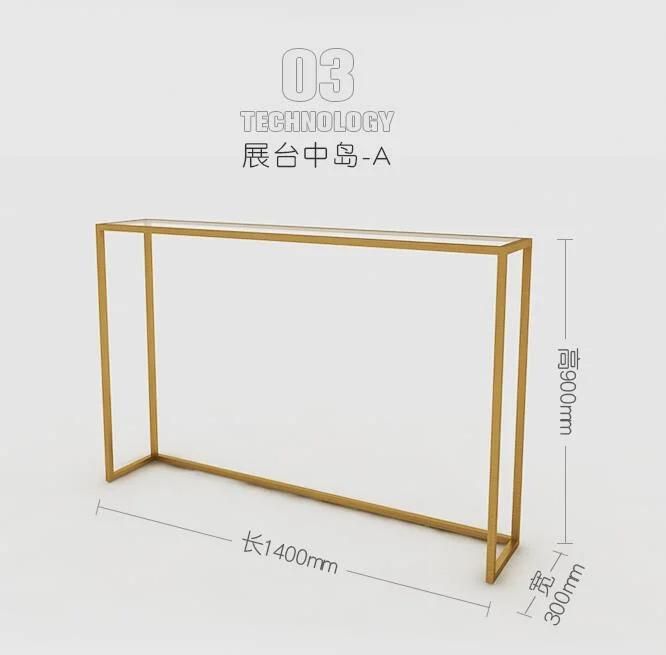 High Quality Shop Display Rack Unique Design Metal Stand for Clothing Store