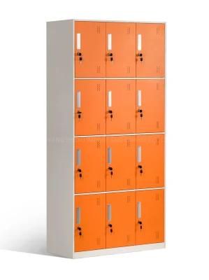 Iron 12 Doors Taquilla School Locker Box Locker for Students