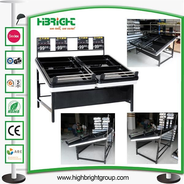 Supermarket Store Equipment Fruits and Vegetable Rack Stand