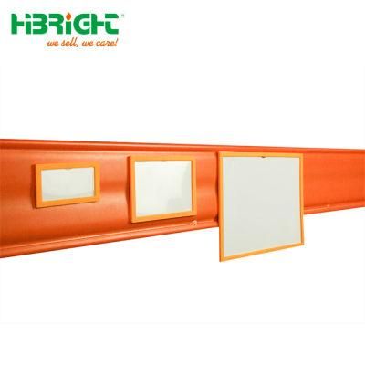 Industrial Supermarket Warehouse Pallet Rack Plastic Magnetic Label Holder